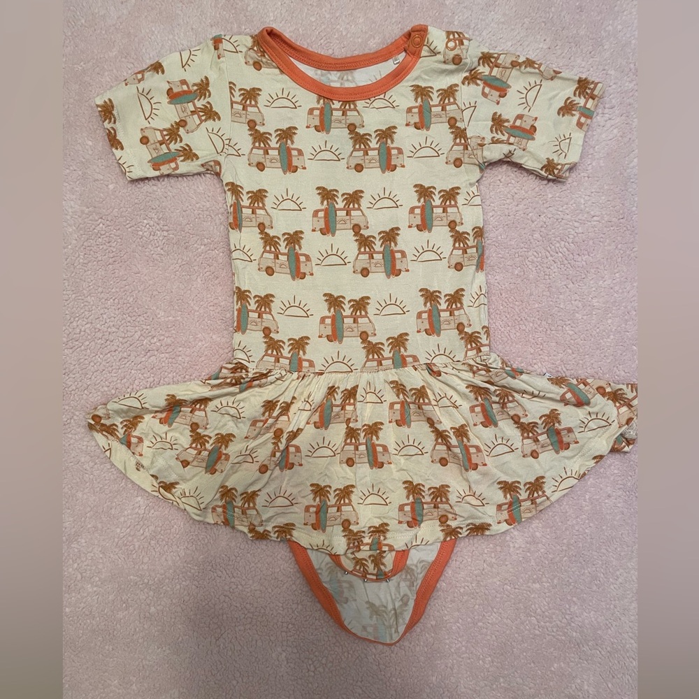 Dream Big little bamboo twirl bodysuit